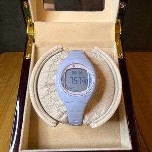Polar F4 Digital Sport Watch & Fitness Tracker, Blue Ice, 38mm